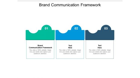Brand Communication Framework Ppt PowerPoint Presentation Model Templates