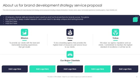 Brand Development Strategy Service Proposal Ppt PowerPoint Presentation Complete Deck With Slides Slide11
