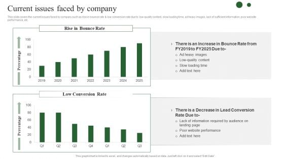 Brand Development Techniques To Increase Revenues Current Issues Faced By Company Elements PDF