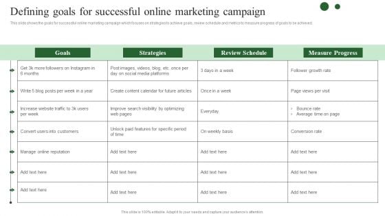 Brand Development Techniques To Increase Revenues Defining Goals Successful Online Marketing Structure PDF Brand Development Techniques To Increase Revenues Defining Goals Successful Online Marketing Structure PDF
