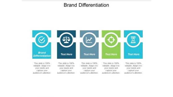 Brand Differentiation Ppt PowerPoint Presentation Styles Ideas Cpb