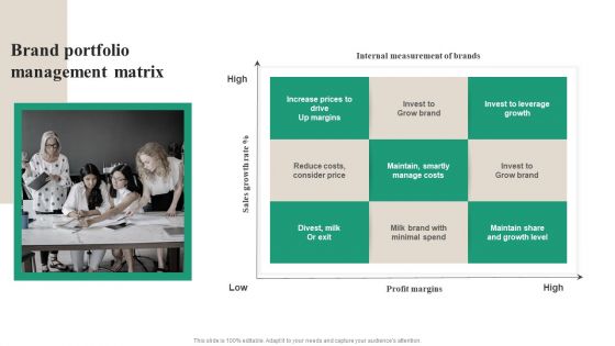 Brand Ecosystem Tactics And Brand Architecture Brand Portfolio Management Matrix Ideas PDF