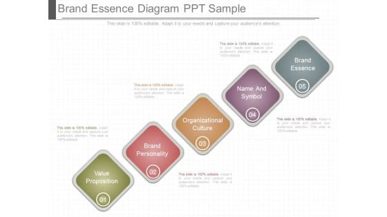 Brand Essence Diagram Ppt Sample