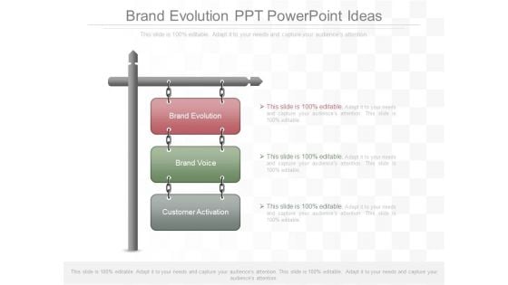 Brand Evolution Ppt Powerpoint Ideas