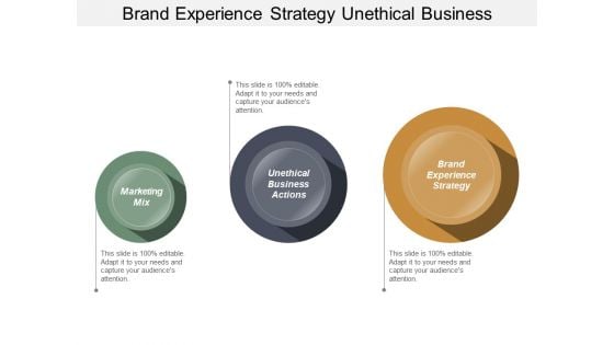 Brand Experience Strategy Unethical Business Actions Marketing Mix Ppt PowerPoint Presentation Professional Slide