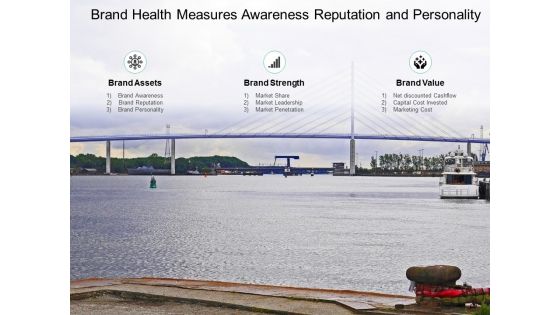 Brand Health Measures Awareness Reputation And Personality Ppt PowerPoint Presentation Layouts Backgrounds