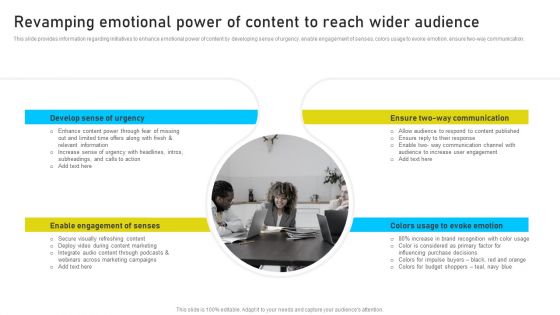 Brand Identity Management Toolkit Revamping Emotional Power Of Content To Reach Background PDF