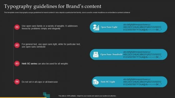 Brand Launch Checklist Typography Guidelines For Brands Content Information PDF Brand Launch Checklist Typography Guidelines For Brands Content Information PDF