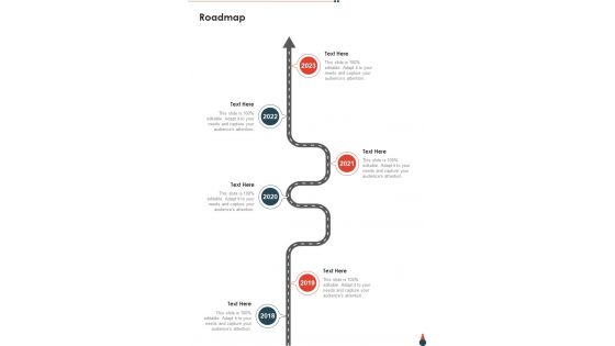 Brand Launch Event Proposal Roadmap One Pager Sample Example Document