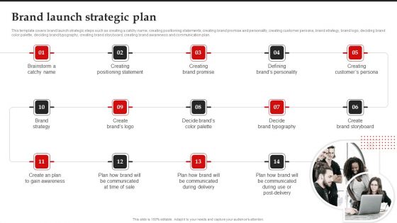 Brand Launch Strategic Plan Brand Introduction Plan Inspiration PDF