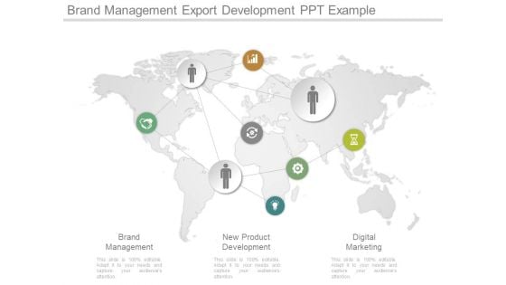 Brand Management Export Development Ppt Example