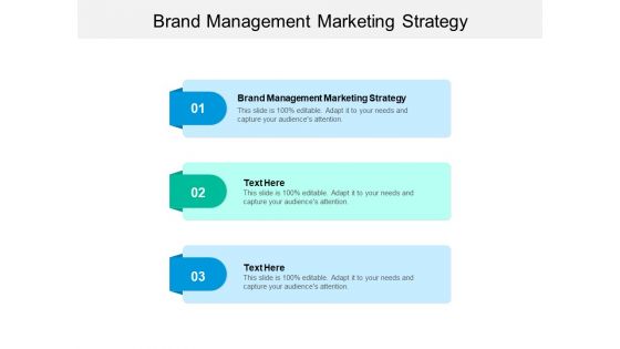 Brand Management Marketing Strategy Ppt PowerPoint Presentation Inspiration Graphics Template Cpb