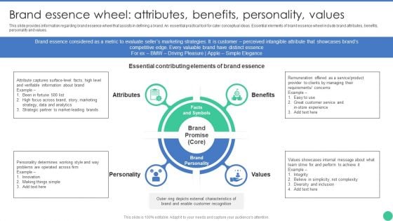 Brand Management To Enhance Brand Essence Wheel Attributes Benefits Personality Values Diagrams PDF Brand Management To Enhance Brand Essence Wheel Attributes Benefits Personality Values Diagrams PDF