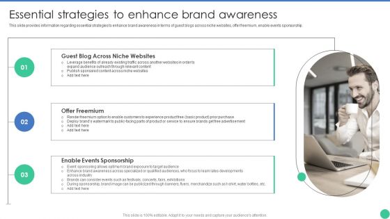 Brand Management To Enhance Essential Strategies To Enhance Brand Awareness Structure PDF