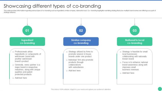 Brand Management To Enhance Showcasing Different Types Of Co Branding Topics PDF