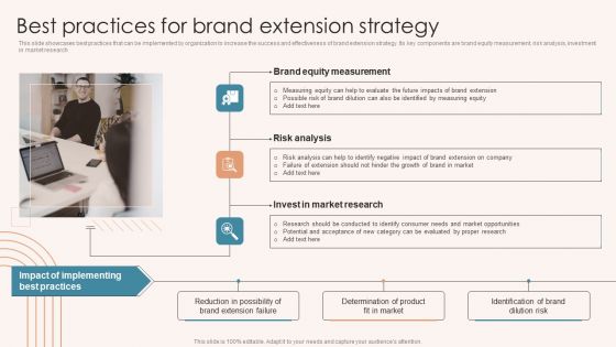 Brand Marketing Strategy Best Practices For Brand Extension Strategy Microsoft PDF