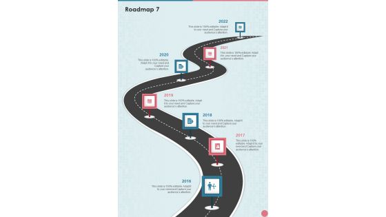 Brand Partnership Service Proposal Roadmap One Pager Sample Example Document