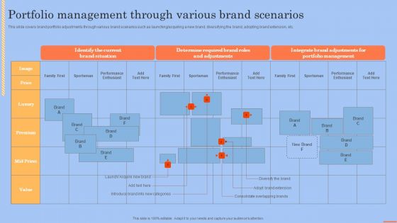 Brand Portfolio Technique And Model Portfolio Management Through Various Brand Summary PDF