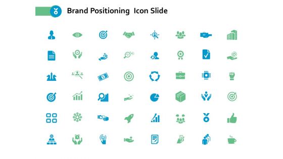 Brand Positioning Icon Slide Ppt Powerpoint Presentation Infographic Template Examples