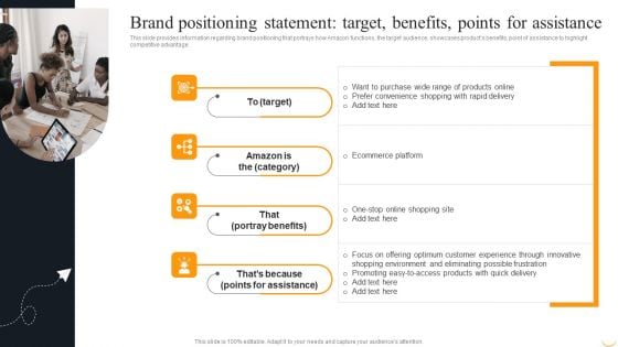 Brand Positioning Statement Target Benefits Points For Assistance Microsoft PDF