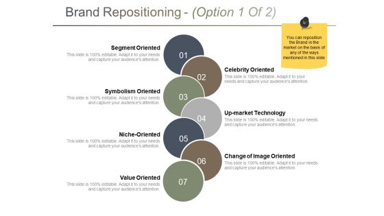 Brand Repositioning Template 1 Ppt PowerPoint Presentation Show Smartart