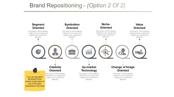 Brand Repositioning Template 2 Ppt PowerPoint Presentation Ideas Graphics Example