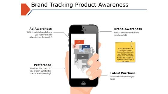 Brand Tracking Product Awareness Ppt PowerPoint Presentation Icon Slide Download