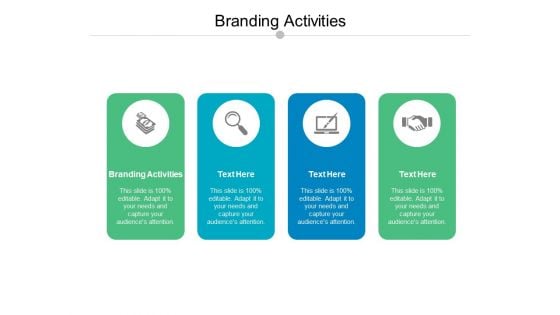 Branding Activities Ppt PowerPoint Presentation File Maker Cpb