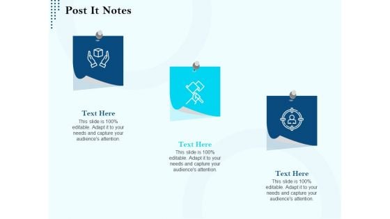 Branding Approach Marketing Strategies Post It Notes Ppt Infographic Template PDF