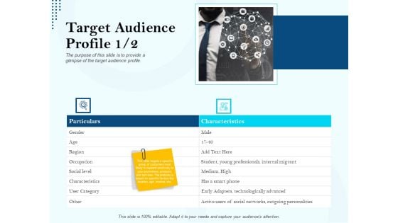 Branding Approach Marketing Strategies Target Audience Profile Region Ppt Styles PDF