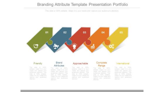 Branding Attribute Template Presentation Portfolio