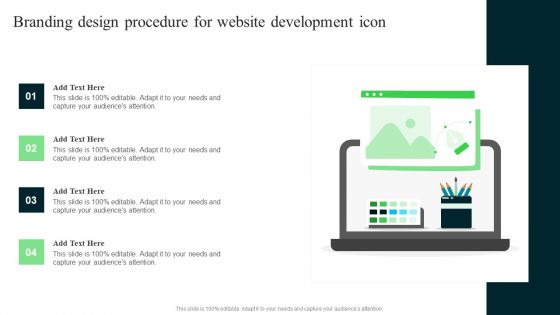 Branding Design Procedure For Website Development Icon Topics PDF