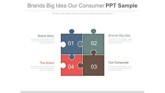 Brands Big Idea Our Consumer Ppt Sample