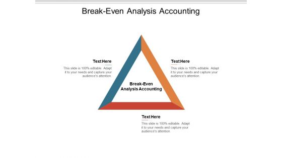 Break Even Analysis Accounting Ppt PowerPoint Presentation Gallery Example Introduction Cpb Pdf