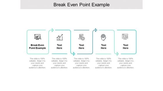 Break Even Point Example Ppt PowerPoint Presentation Infographic Template Background Designs Cpb