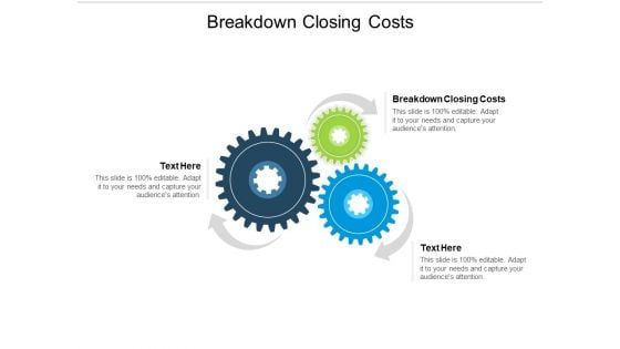 Breakdown Closing Costs Ppt PowerPoint Presentation Infographics Portrait Cpb