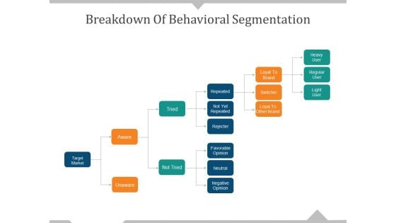 Breakdown Of Behavioral Segmentation Ppt PowerPoint Presentation Infographics Slide Portrait