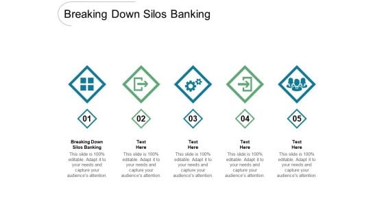 Breaking Down Silos Banking Ppt PowerPoint Presentation Model Guide Cpb Pdf