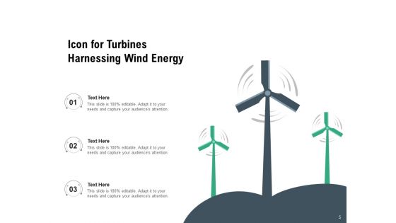 Breeze Wind Energy Icon Presenting Green Energy Ppt PowerPoint Presentation Complete Deck