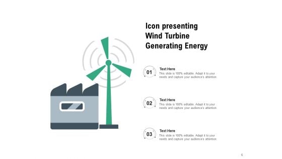 Breeze Wind Energy Icon Presenting Green Energy Ppt PowerPoint Presentation Complete Deck