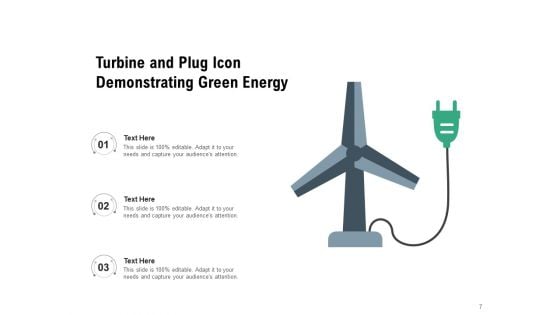 Breeze Wind Energy Icon Presenting Green Energy Ppt PowerPoint Presentation Complete Deck