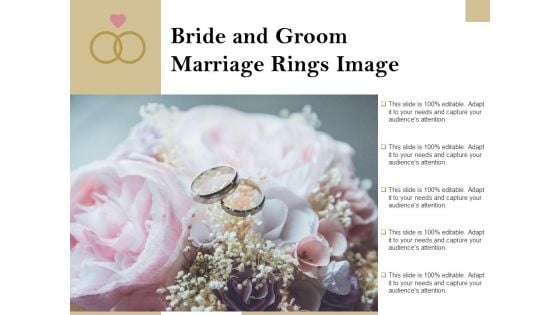 Bride And Groom Marriage Rings Image Ppt PowerPoint Presentation Layouts Guidelines PDF