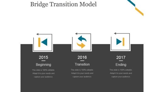 Bridge Transition Model Template 1 Ppt PowerPoint Presentation Template