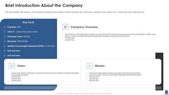 Brief Introduction About The Company Themes PDF Brief Introduction About The Company Themes PDF