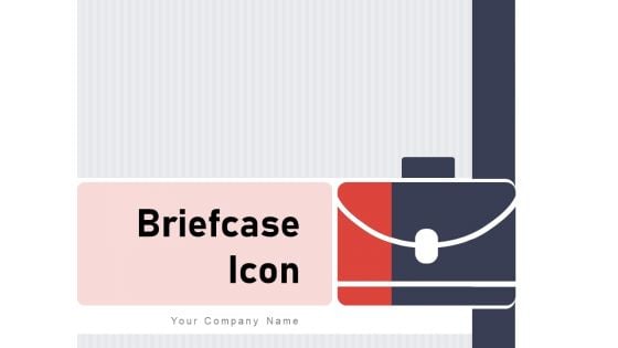 Briefcase Icon Portfolio Business Magnifying Glass Ppt PowerPoint Presentation Complete Deck