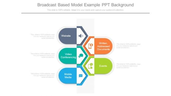 Broadcast Based Model Example Ppt Background