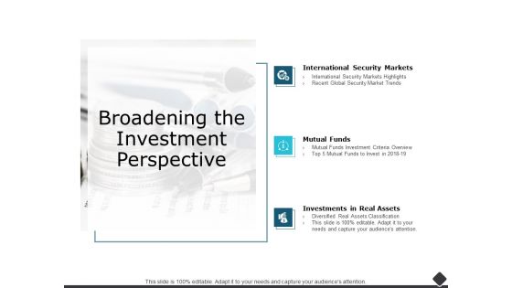 Broadening The Investment Perspective Ppt PowerPoint Presentation Pictures Rules