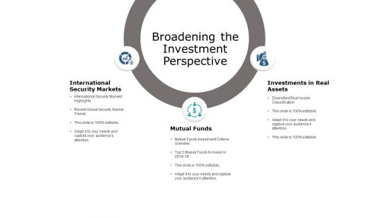 Broadening The Investment Perspective Ppt PowerPoint Presentation Professional Graphics Tutorials Broadening The Investment Perspective Ppt PowerPoint Presentation Professional Graphics Tutorials