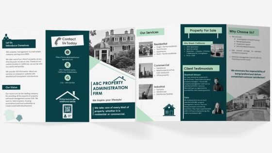 Brochure For Property Administration Firm Trifold