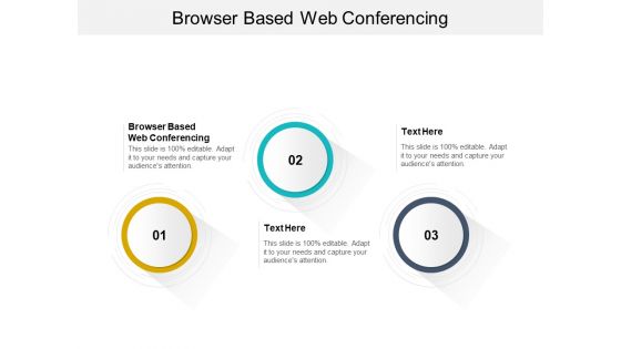 Browser Based Web Conferencing Ppt PowerPoint Presentation Pictures Topics Cpb Pdf